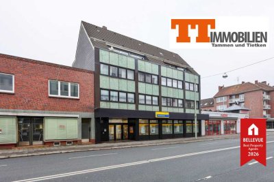 Zentral wohnen in Heppens: 3-Zimmer-Eigentumswohnung mit Laubengang und Stellplatz!