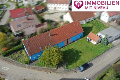 Ihr neuer Bauernhof in Bachhagel! Einfamilienhaus mit Nebengebäuden u. großem Grundstück!