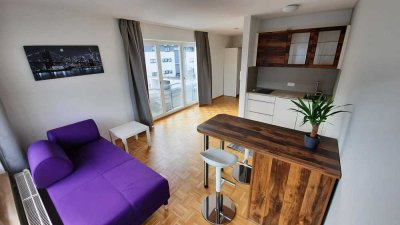 Villingen: Helle 1-Zi. Wohnung, Südbalkon, Küche neu, zentrumsnah in sehr guter Lage