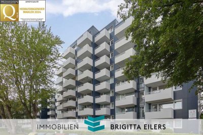 Ohne Käuferprovision! Renovierte & bezugsfertige Eigentumswohnung mit Südbalkon, Aufzug & Stellplatz
