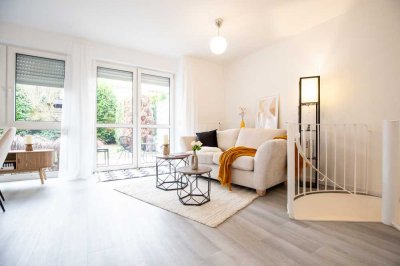 Modernisierte 3-Zimmer-Wohnung mit Garten (ca. 120m² ), Terrasse & Garage