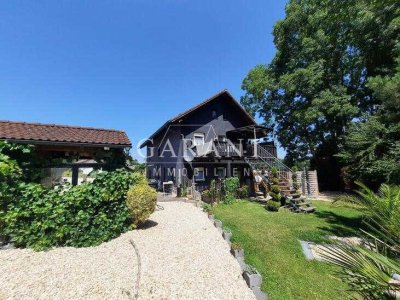 Nur ein Nachbar! Gemütliches kleines mit EFH/Werkstatt/Gartenhaus und über 3.000 qm Grund!