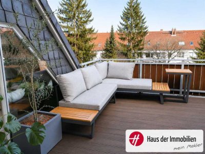 Offene Galeriewohnung mit traumhafter Dachterrasse und Kaminofen in Hannover sucht neuen Eigentümer