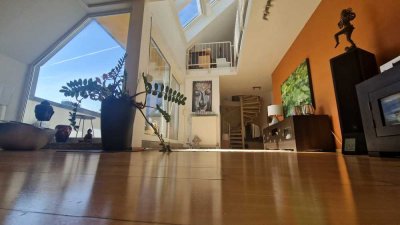 Lichtdurchflutete Maisonette Wohnung mit traumhafter Aussicht