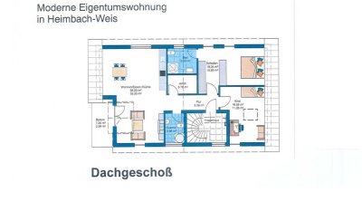 Heimbach-Weis- OG-Wohnung in 2-FH- Projektiert