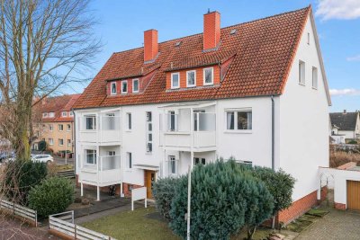 Sanierte 3-Zimmer Wohnung mit überdachtem Balkon in ruhiger Lage von Hannover-Vinnhorst