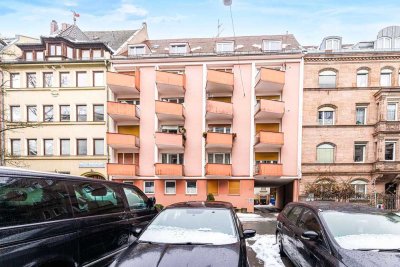 HEGERICH: Citynah wohnen: 1-Zimmer-Apartment mit Balkon