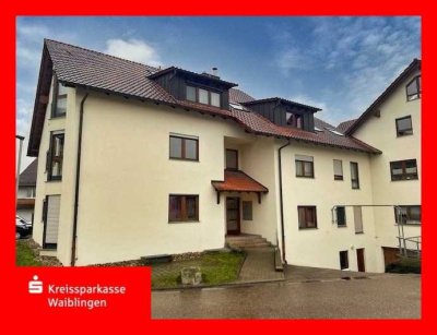 Schöne 3-Zimmer-Wohnung mit Terrasse und Garten in Auenwald!