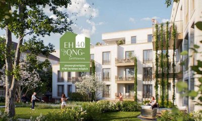 Wohnen in Stuttgart-West: EH 40+QNG-Neubau, 4 Zimmer mit Garten und zwei Bädern zum Kauf