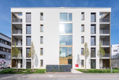 Neubau-Erstbezug - 3-Zimmer Wohnung mit zwei Balkonen und EBK