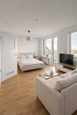 Charmante 1-Zimmer Wohnung im 5. OG mit Terrasse und Balkon