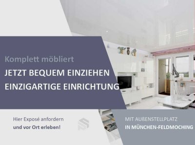 KOMPLETT MÖBLIERT | Balkonwohnung ready to move in