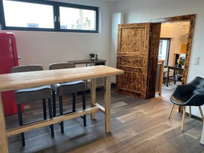Attraktive 3,5-Zimmer-Loft-Wohnung mit Kamin und Terrasse
