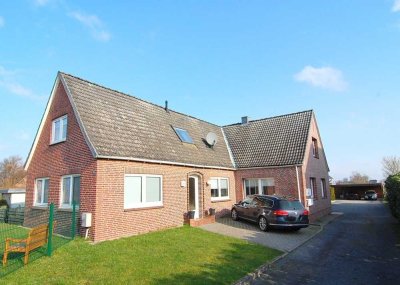 Geräumige 3‑Zimmer‑Wohnung im Erd- und Dachgeschoss eines Zweifamilienhauses