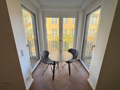 Beziehen und heimisch fühlen – Möbliertes Apartment mit Einbauküche und Fußbodenheizung im Quartier