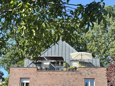 Aktuell vermietet: Penthouse mit 3 Schlafzimmern, Südterrasse & Stellplatz