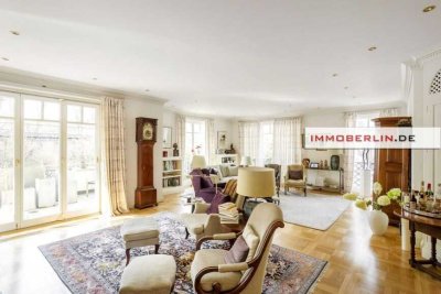 IMMOBERLIN.DE - Luxuriöse Wohnung mit Südwestterrasse, 2 Kaminen, Sauna, Lift, 3 Tiefgaragenplätzen
