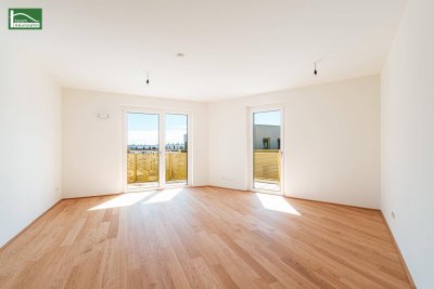 Hoch oben - Vorsorgewohnung (Nettopreis) in begehrter Grünruhelage im "Hirschfeld" - Provisionsfreier Erstbezug!