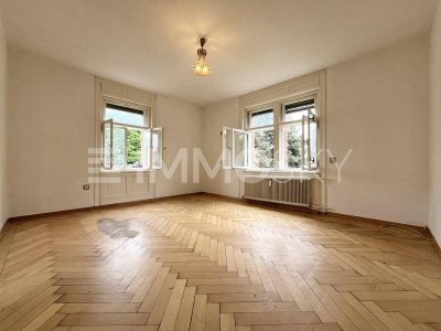 Sanierungsbedürftige 2-Zimmer-Wohnung bei City und See