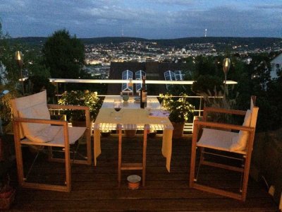 Großzügige Architektenvilla in Bestlage am Killesberg mit traumhaftem Weitblick über Stuttgart