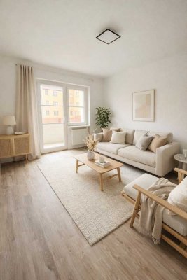 Helle und gemütliche 2-Raumwohnung mit Einbauküche