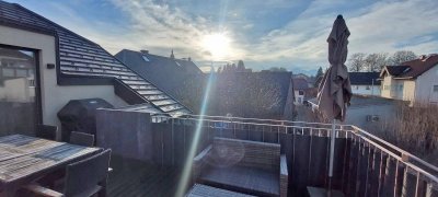 Dachterrassen-Wohnung in Ruhelage - Stadtnahe Lage &amp; Lebensqualität im Grünen