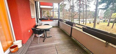Ab sofort verfügbar - befristete & unmöblierte 3-Zimmer-Wohnung mit XXL-Balkon in Berlin-Dahlem