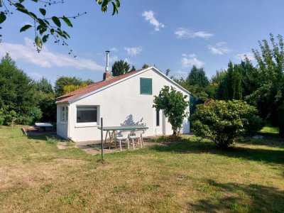 Kleines Wochenendhaus mit tollem Garten  nahe Warwer Sand - auf Pachtgrundstück