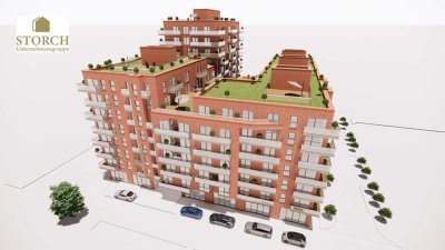 1-Zimmer-Neubauwohung mit Ost-Süd Balkon KfW 40 Baufeld XV