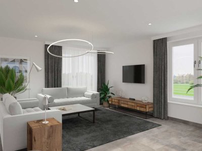 Komfortable 4-Zimmer-Wohnung mit großer Dachterrasse in familienfreundlicher Lage