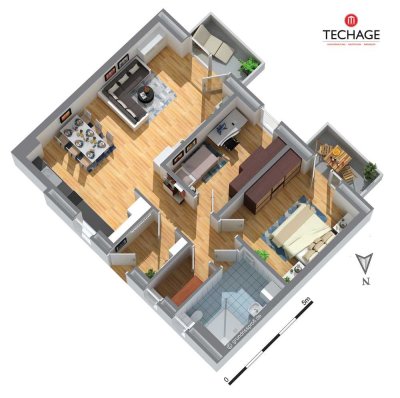 NEUBAU! Herrliche 3-Zimmer-Wohnung Kronshagen