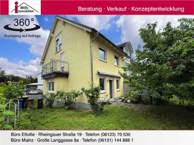 Junges Einfamilienhaus in 1-A Wohnlage von Eltville mit Terrasse und ideal ausgerichtetem Gart