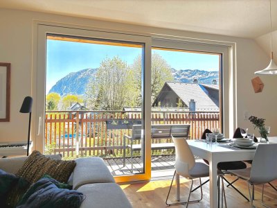 Exklusive Neubau-Ferienimmobilie mit Zweitwohnsitz, Wohnküche, Grimmingblick &amp; Vermietungspotenzial