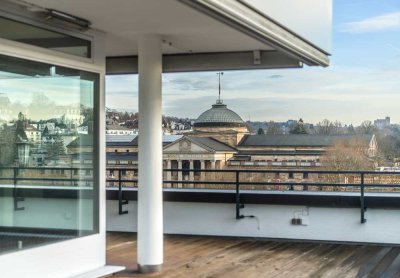 Penthousewohnung , auch zur gewerblichen Nutzung, gegenüber Theater, Kurhaus und Casino