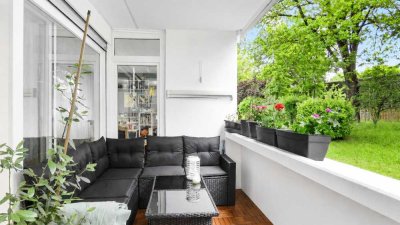 Wertstabile Kapitalanlage in Stuttgart-Sillenbuch: Modernisierte Erdgeschosswohnung mit Wohlfühl-Ga