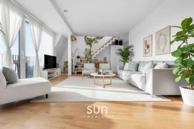 MODERNE MAISONETTE | Skyline-Blick, A+, Zwei Sonnenterassen!
