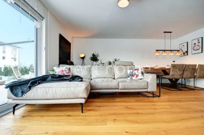 MÖBLIERT - PERFECT LIVING - Tolle 4-Zimmer-Wohnung mit Terrasse, Garten und TG-Stellplatz