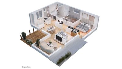 Kapitalanlage oder Eigenheim: Erdgeschosswohnung mit Garten in Backnang