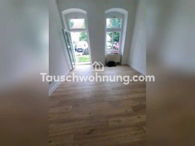Tauschwohnung: Singlewohnung am Alaunpark mit Badewanne und Balkon