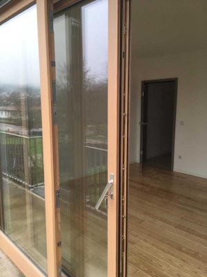 3-Zimmer-Wohnung als Haushälfte mit Balkon und Garten in Wadrill