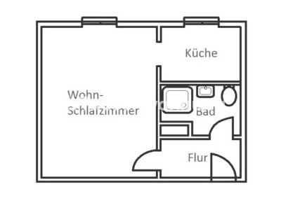 Tauschwohnung: Gemütliche 1-Zimmer-Wohnung in Leipzig Nordost tauschen