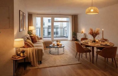 Luxuriöse 2-Zimmer Wohnung im 5. OG mit Balkon in Berlin-Mitte