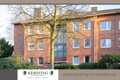 Schön geschnittene 3-Zimmer-Wohnung mit Sonnen-Loggia in bester Wohnlage von Krefeld-Bockum!