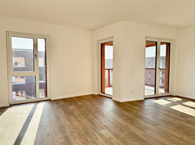 Neubau-Gebiet Hannover Kronsrode: Einbauküche, Süd-Loggia, Fußbodenhzng, Abstellr., Lift, TG, Keller