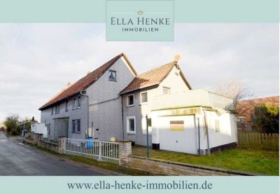 Für Handwerker: Gemütliches Ein- bis Zweifamilien-Fachwerkhaus zum Sanieren mit 2 Garagen...