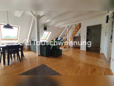 Tauschwohnung: Helle Maisonette Wohnung in Limmer