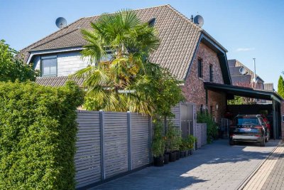moderne Doppelhaushälfte mit Wannenkeller im Herzen von Rees