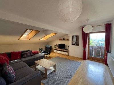 Wohnen in absoluter Ruhelage – Idyllische Dachgeschosswohnung mit traumhaftem Naturblick im Wipptal