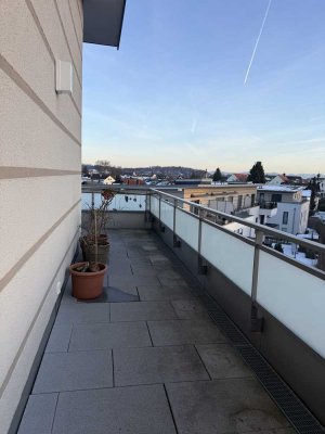 Traumhafte Penthouse 3-Zimmer-Wohnung mit Blick über Grafing