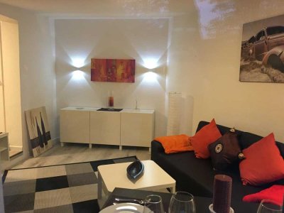 D-Unterrath, EG möbliert, löffelfertig, 2 Zimmer, KüDB, Terrasse, ab 01.06.25